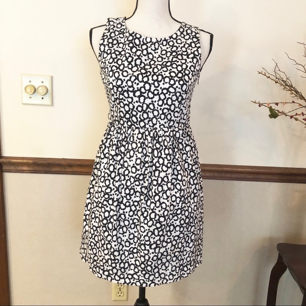 ZARA Basic black and white dress - Picture 2 of 8